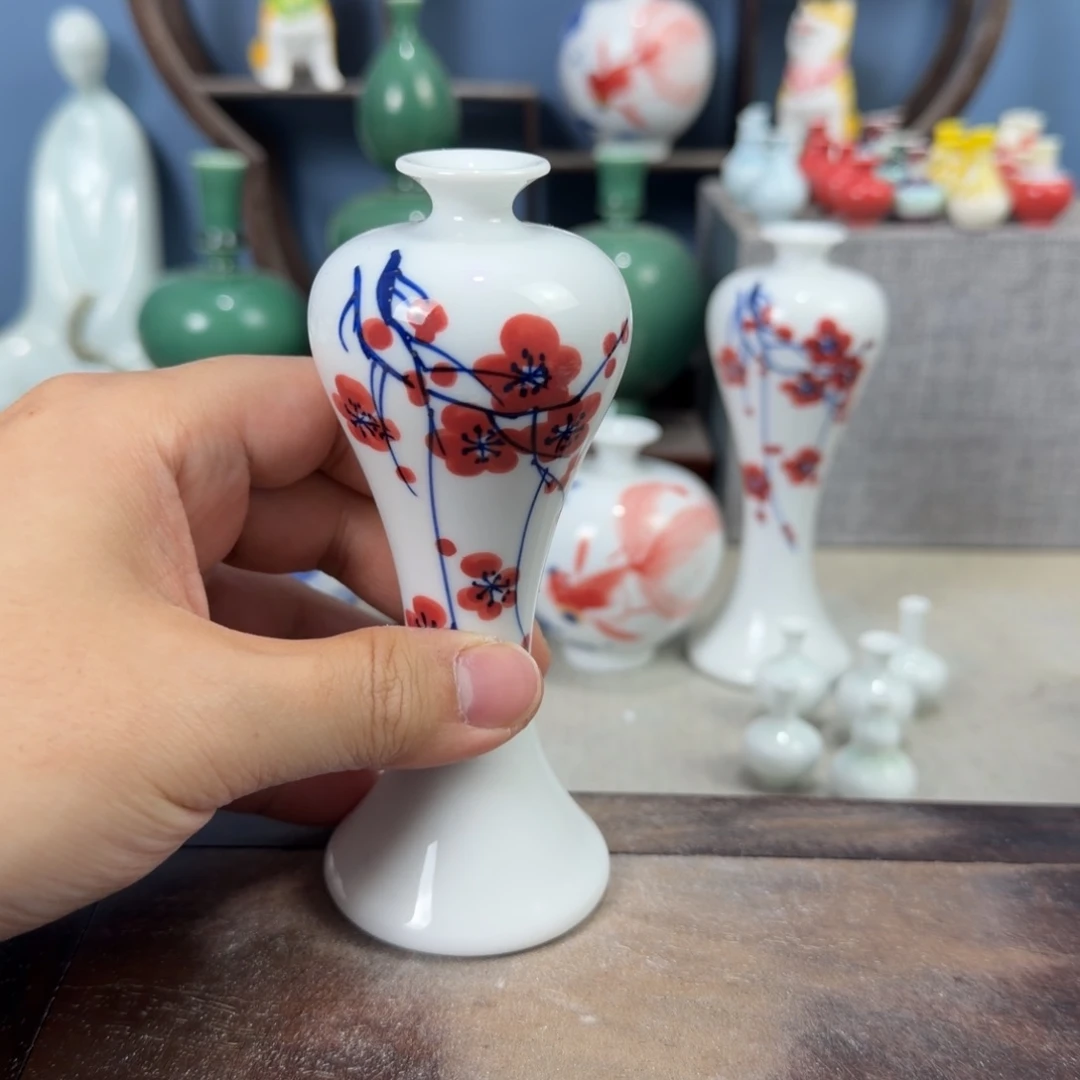 陶瓷手工小花器摆件
