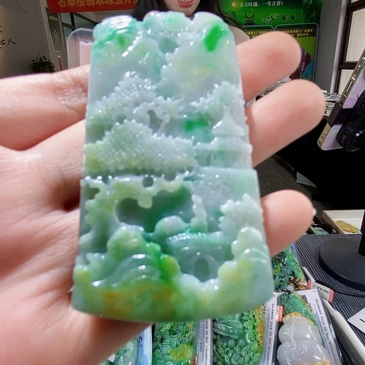 颈饰未镶嵌翡翠翡翠