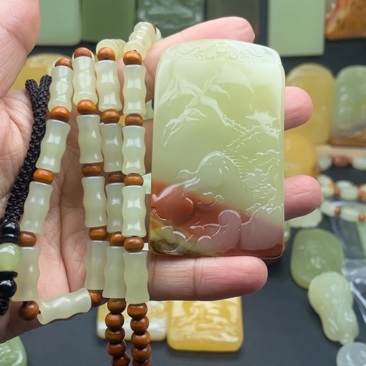 青***期昆仑山脉料生肖兔