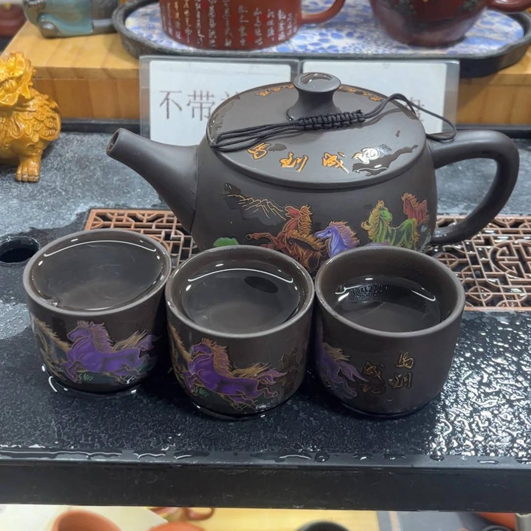 紫砂茶杯紫砂壶一壶6杯