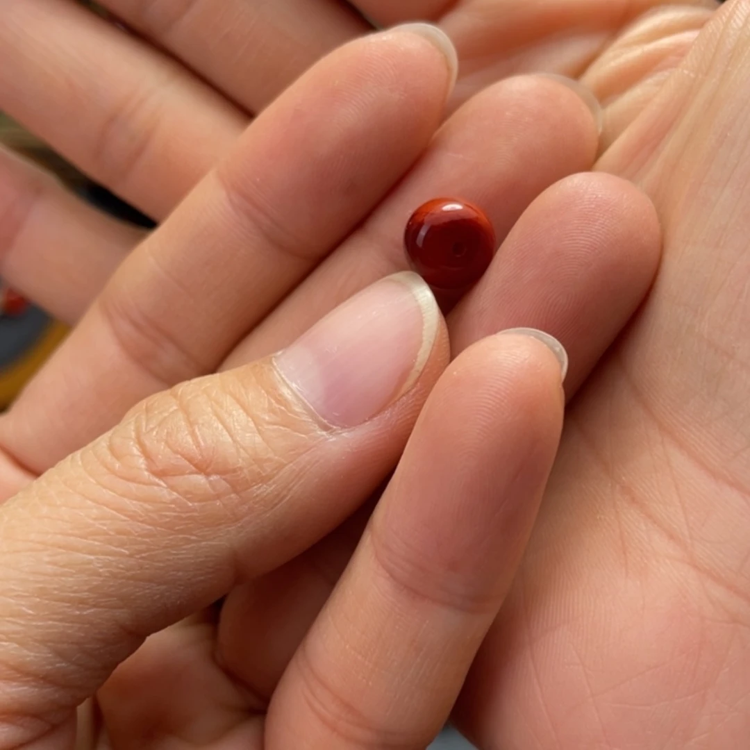 【闪购商品】南红玛瑙单珠8.9*7.2未镶嵌星*⭐