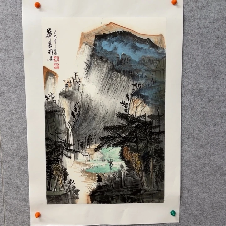 国画花鸟等动物和其他观赏树进行