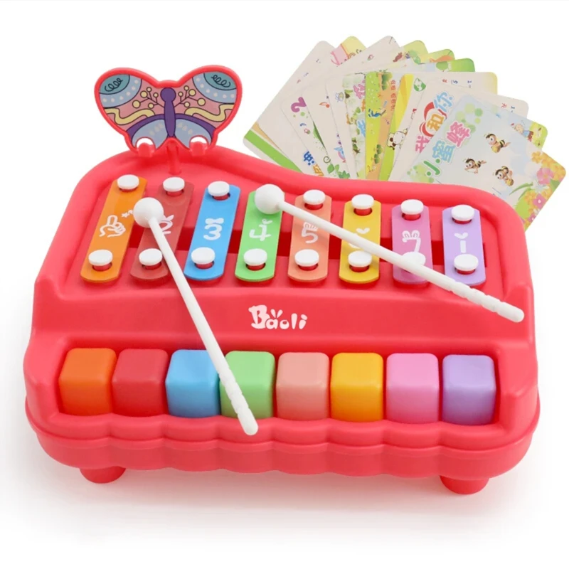 BAOLI 敲琴八音手敲琴音乐玩具益智乐器 LS