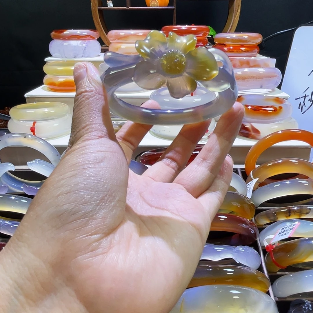 玛瑙/玉髓未镶嵌手镯