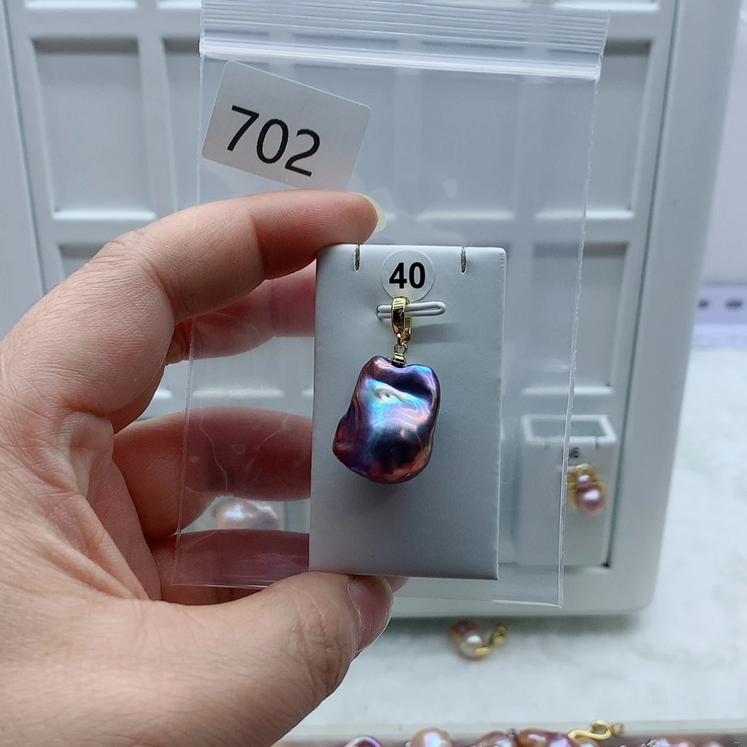 吊坠(不含链)淡水珍珠合金