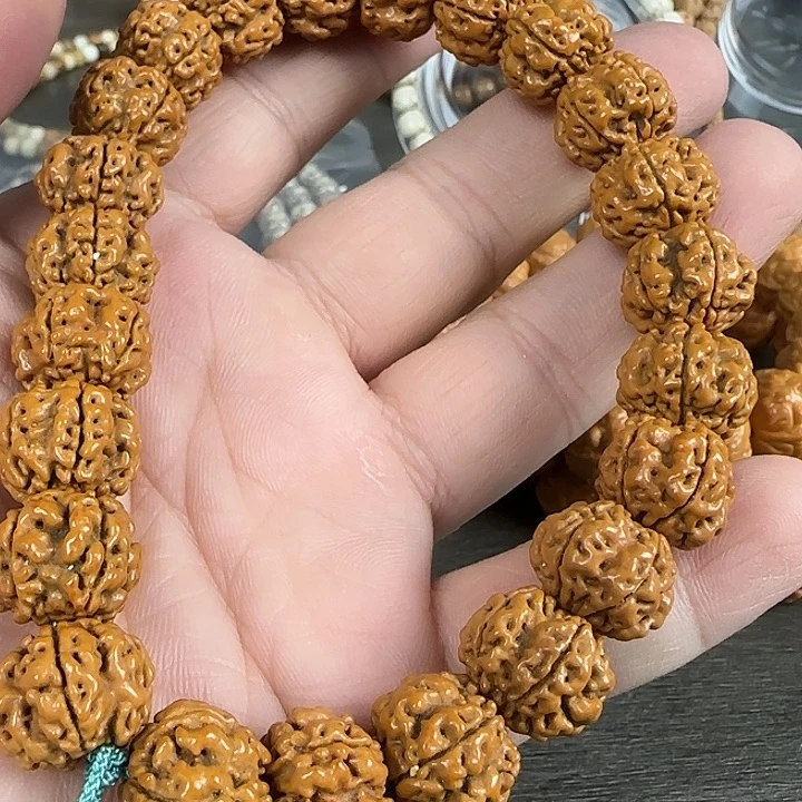 星月菩提手串卷王文玩闪拍--5