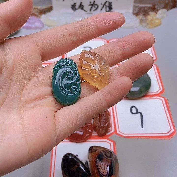 【闪购商品】未镶嵌玛瑙/玉髓珠宝半成品用****6