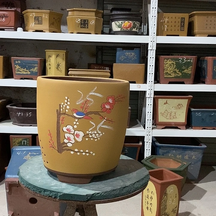 紫砂花盆紫砂花盆