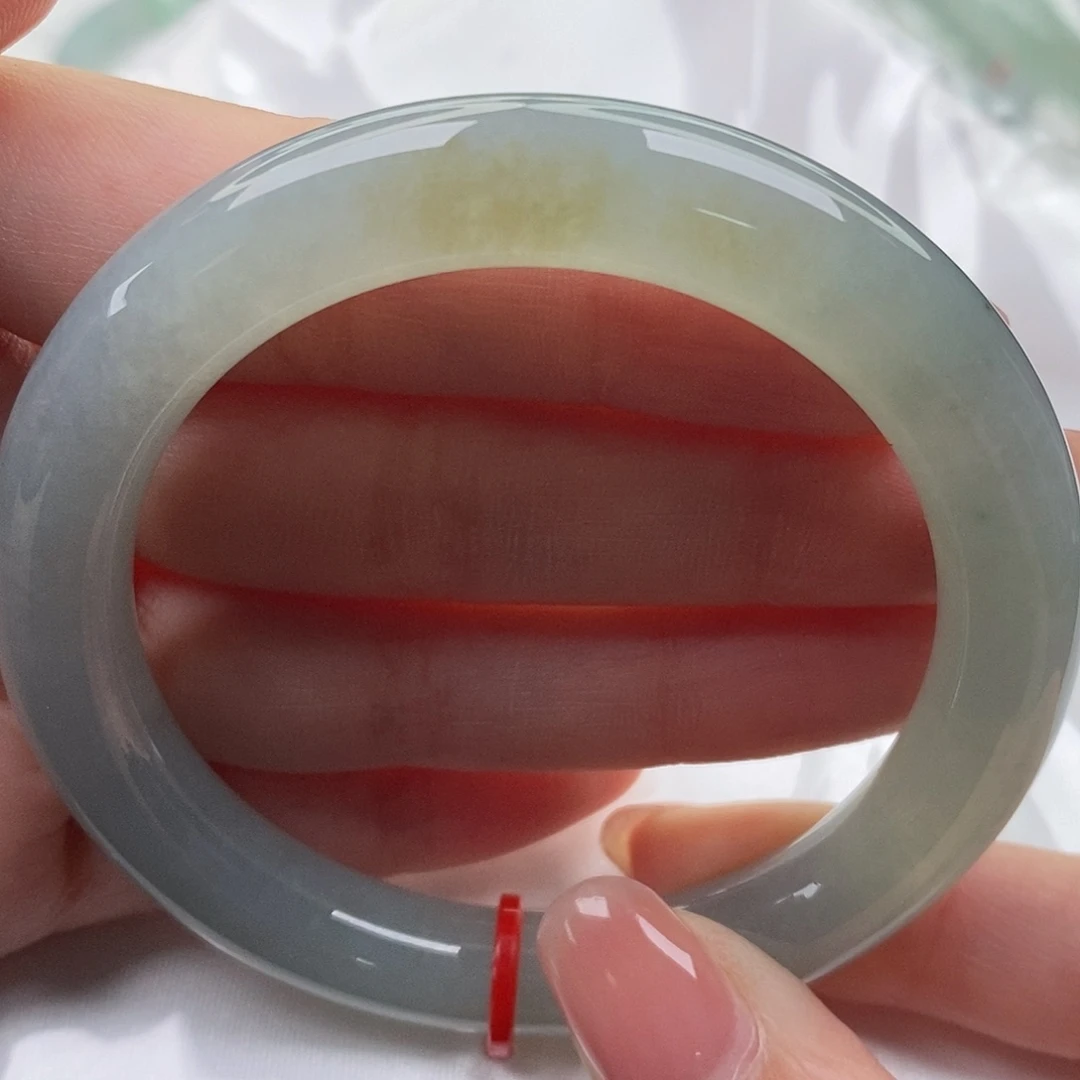 翡翠未镶嵌手镯缅甸天然A货翡翠 53