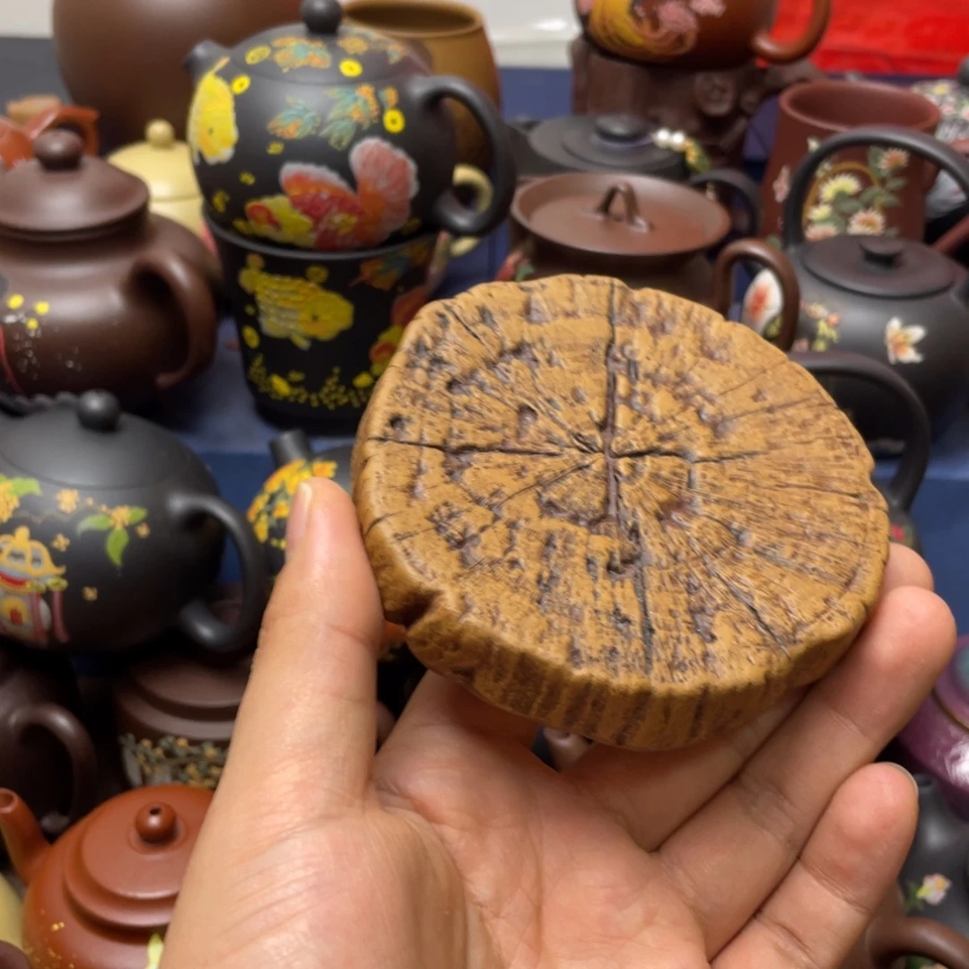 茶杯红泥紫砂杯垫