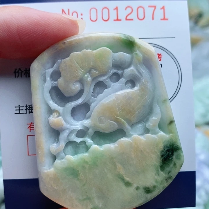 翡翠未镶嵌颈饰一