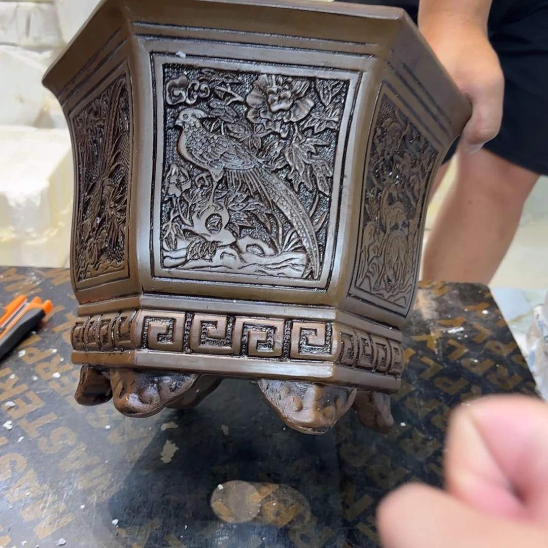 紫砂花盆口径26.22口径