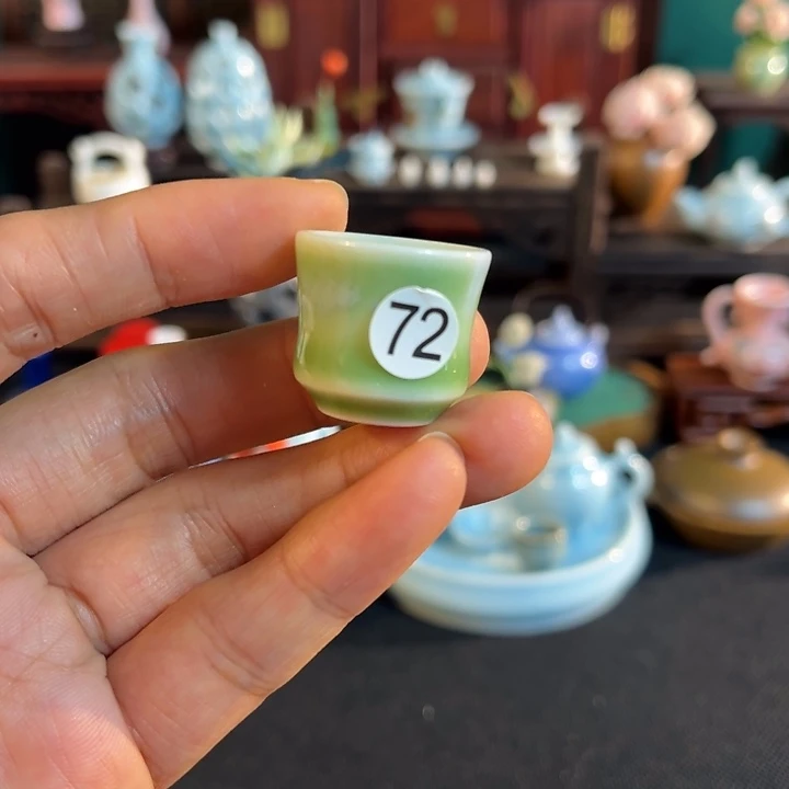摆件微陶老王迷你花瓶