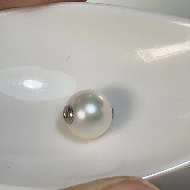 淡水珍珠颈饰银S925镶嵌一****?