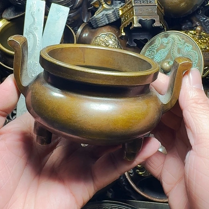 铜器摆件收收藏藏