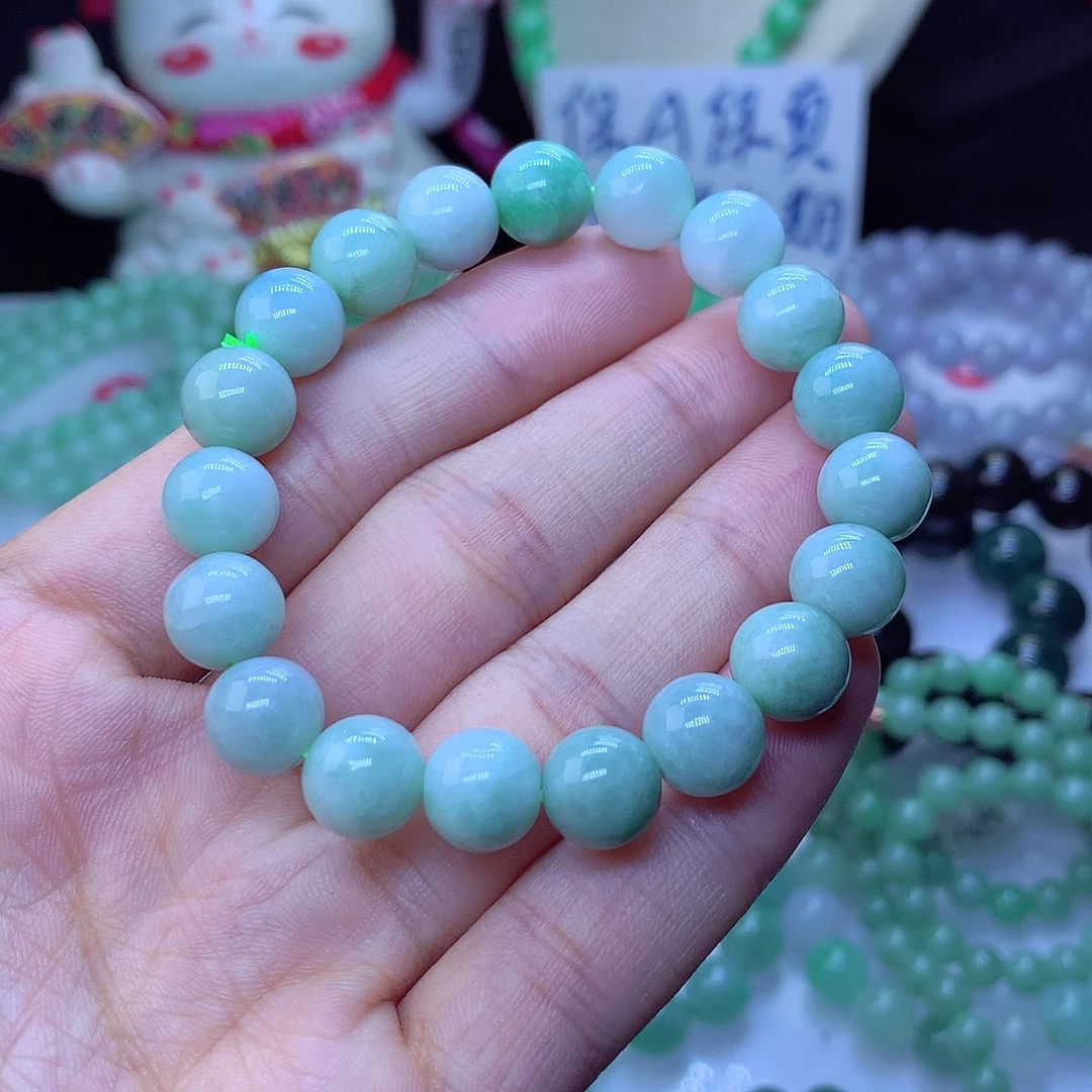 翡翠毛衣链未镶嵌