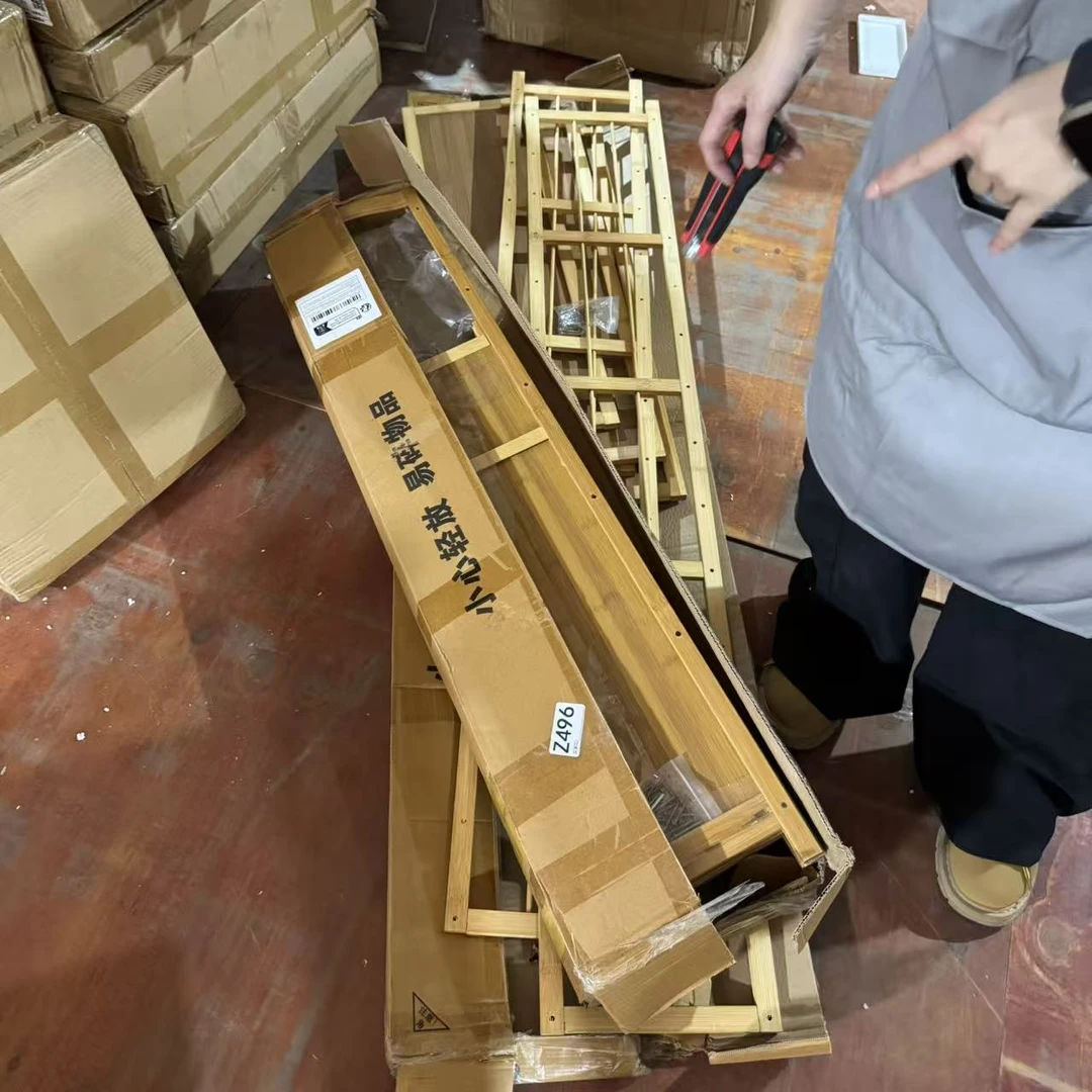 Z492#六层楠竹鞋架置物架库存尾货（三楼）