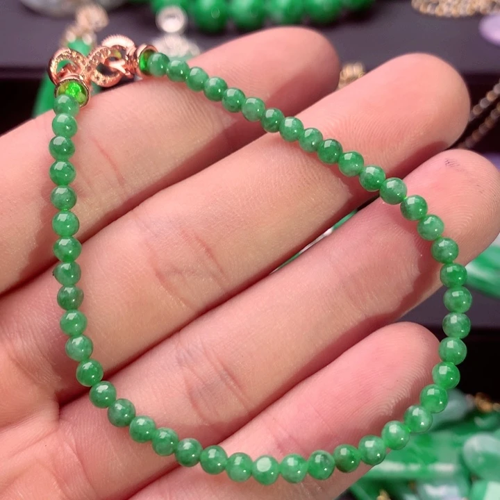 翡翠未镶嵌手链A货