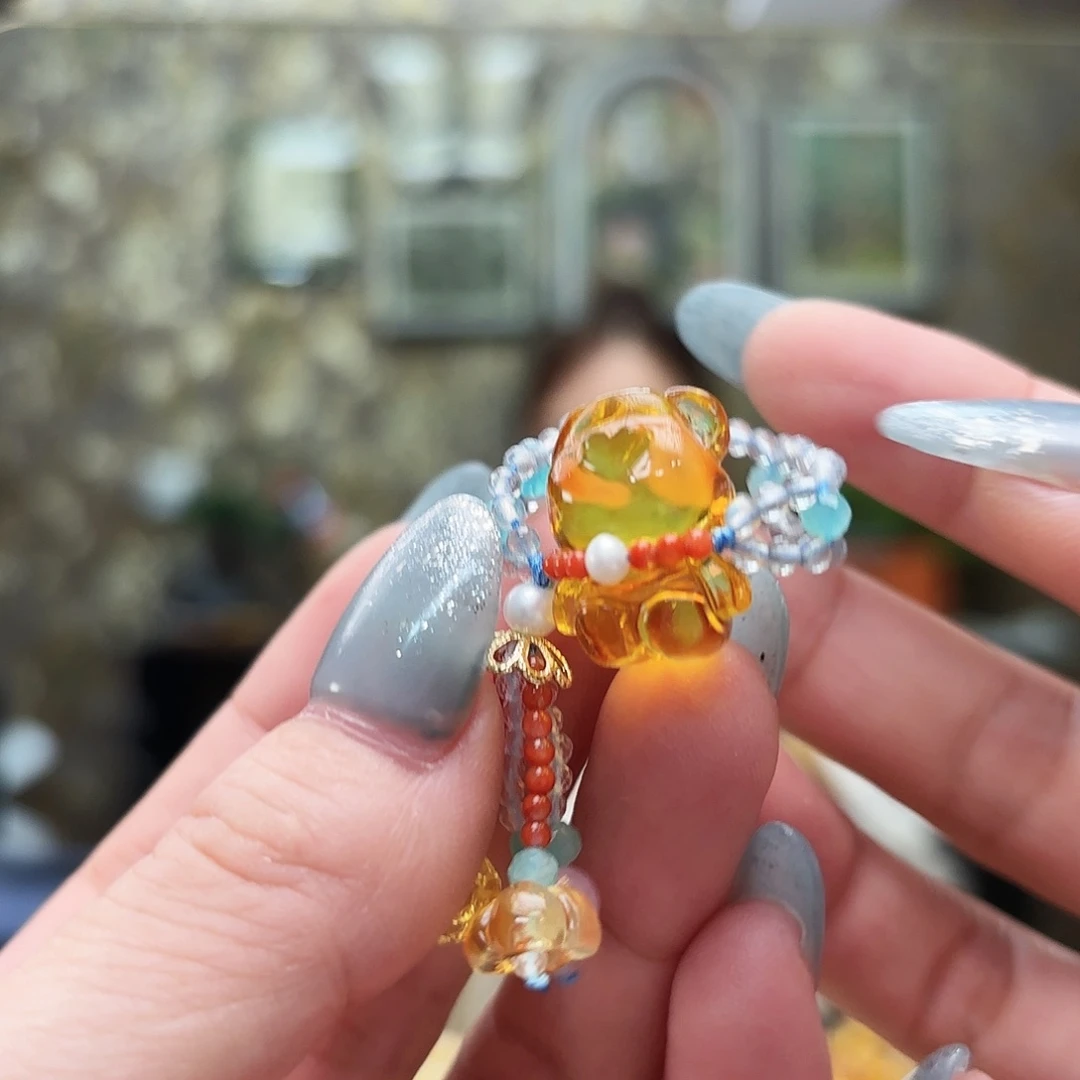 未镶嵌琥珀手链琥珀