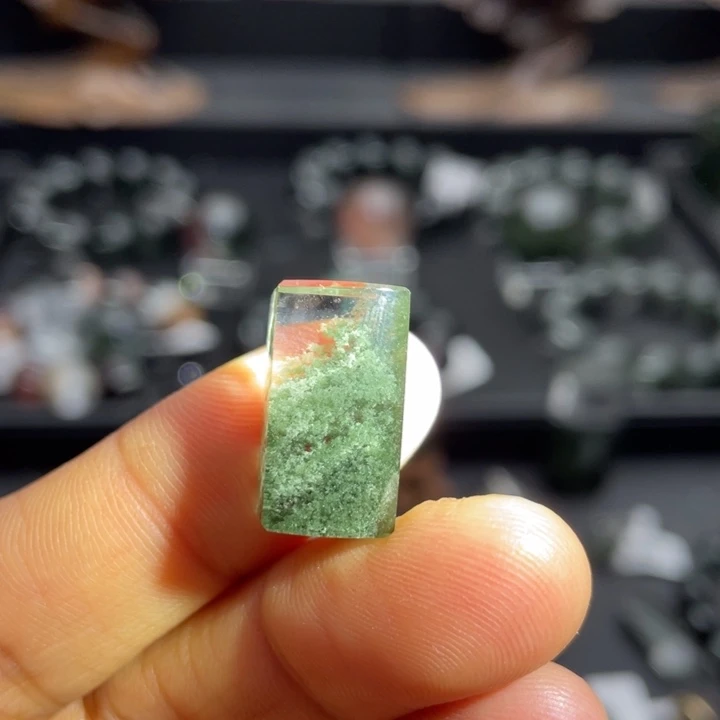 手链水晶未镶嵌绿幽灵定制