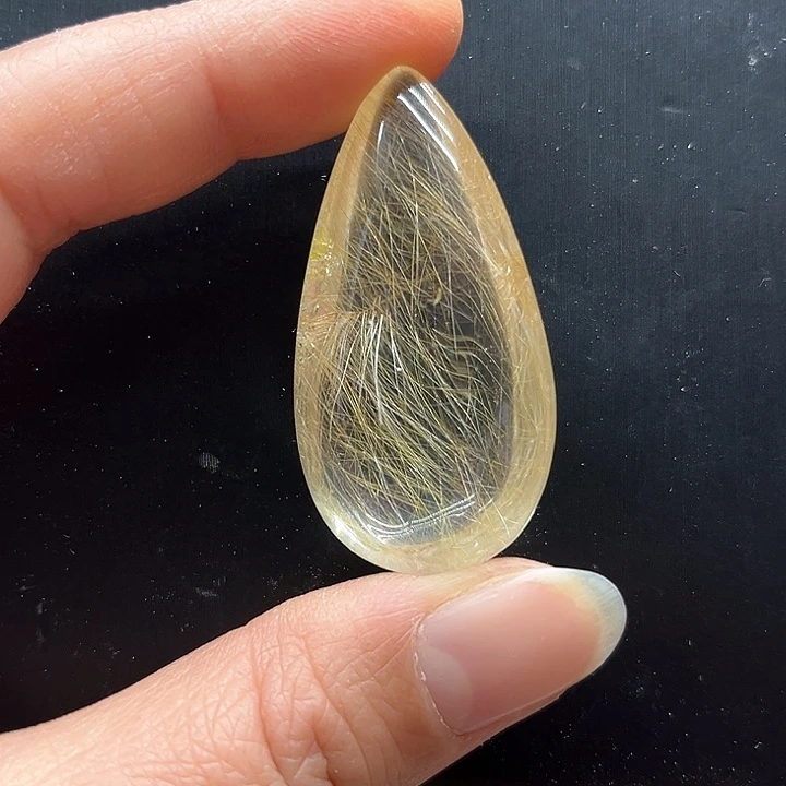 水晶24克水晶水滴吊坠未镶嵌