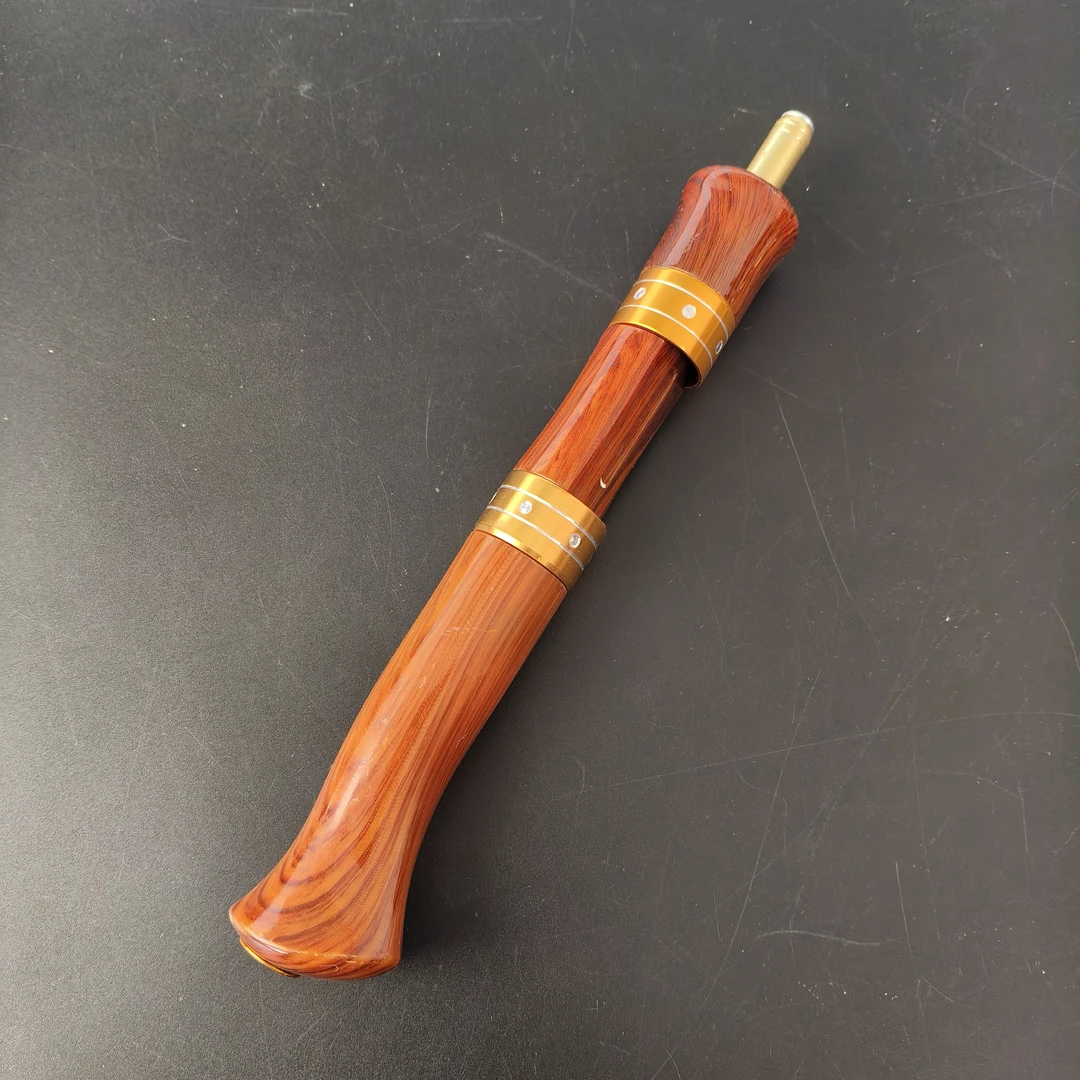 冰钓竿手把微物路亚插接竿树脂材质适用桥筏马口手把仿实木