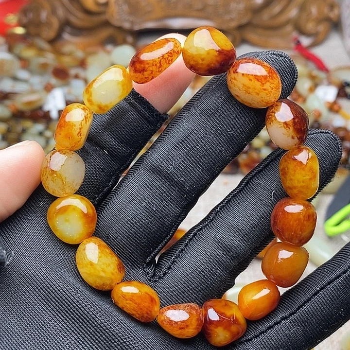 和田玉未镶嵌手链