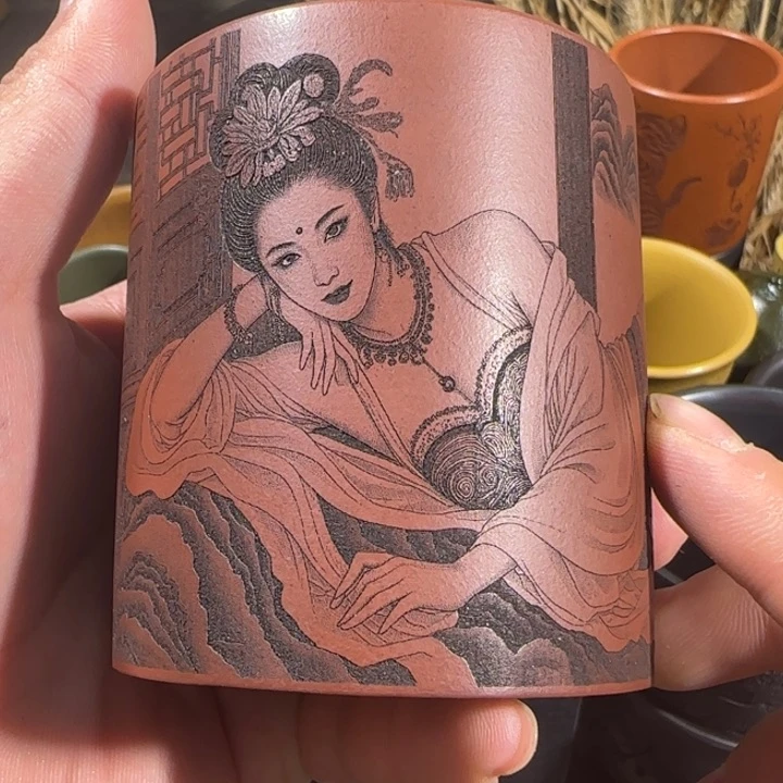 茶杯紫砂全手工紫砂主人杯