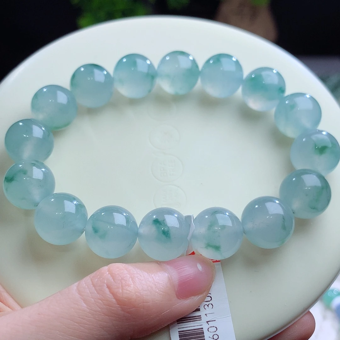 李***鹏翡翠未镶嵌手串卡13