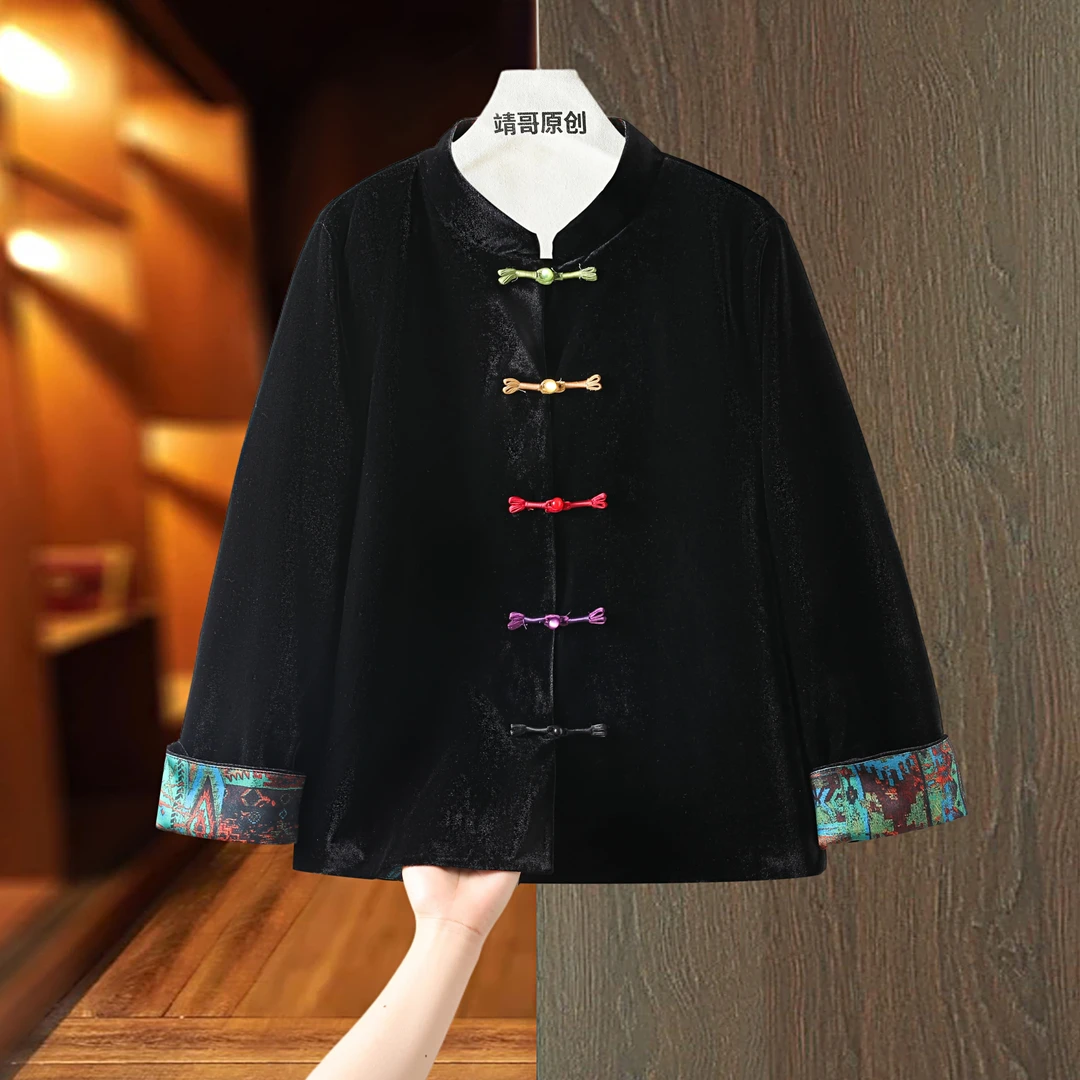 双面双穿1799新中式上衣双面双穿中国风薄款