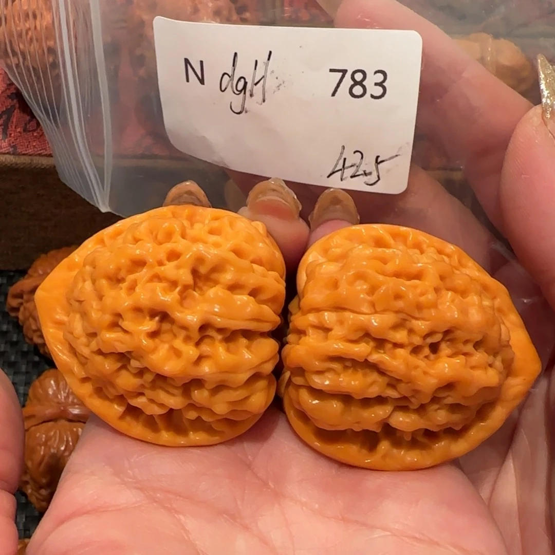 桃核吊坠官帽42精品