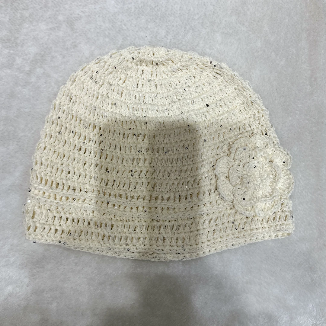 嘉妃漫•新品小花针织帽