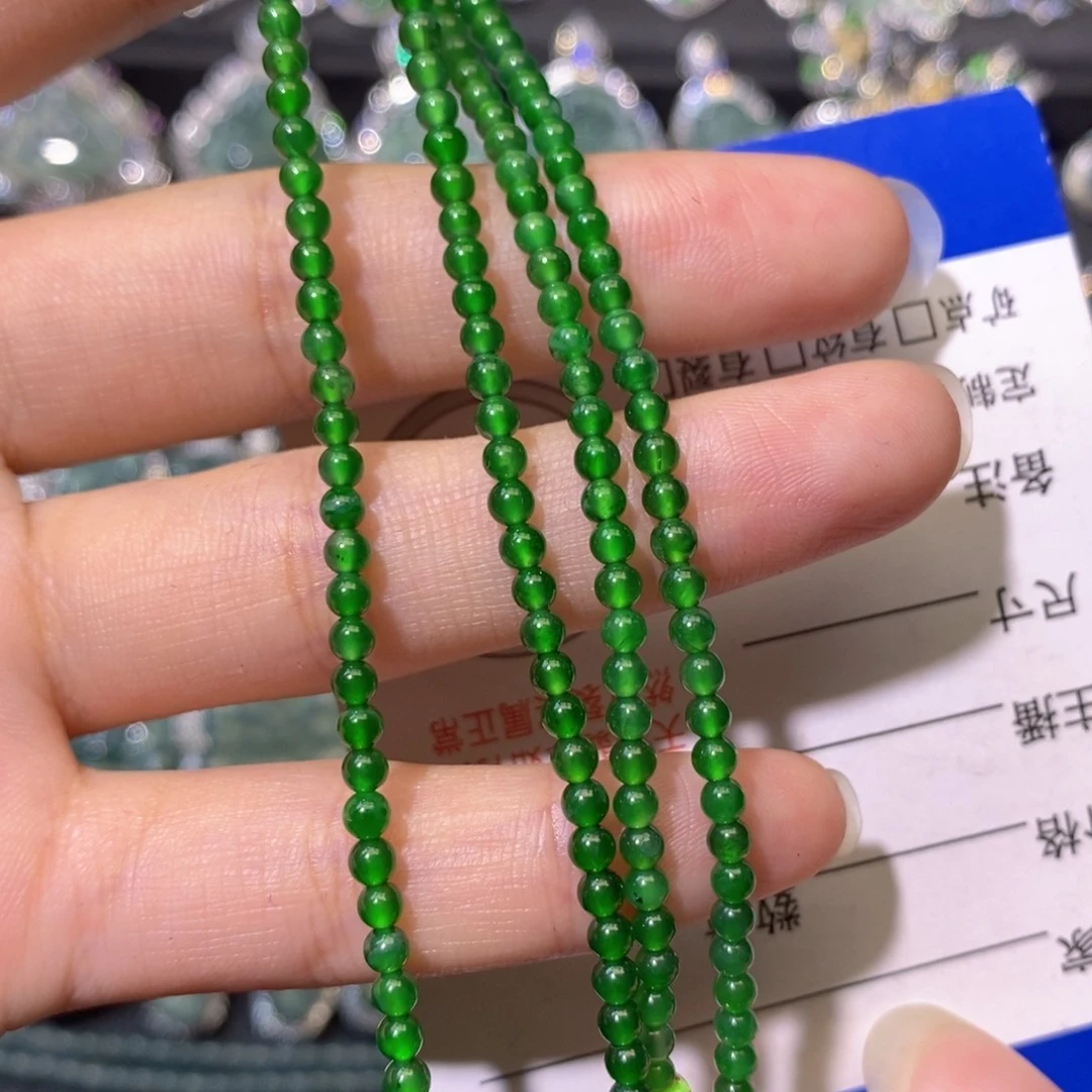 翡翠未镶嵌颈饰天然