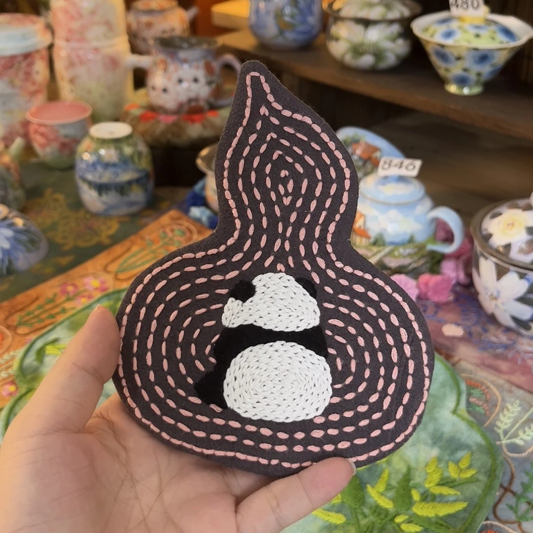 刺子绣杯垫美美价