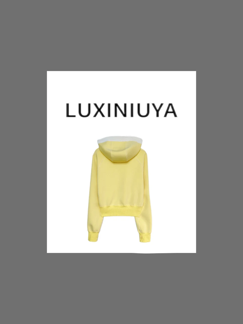 【LUXINIUYA】经典lu系 新疆长绒棉时尚休闲卫衣#QDS328