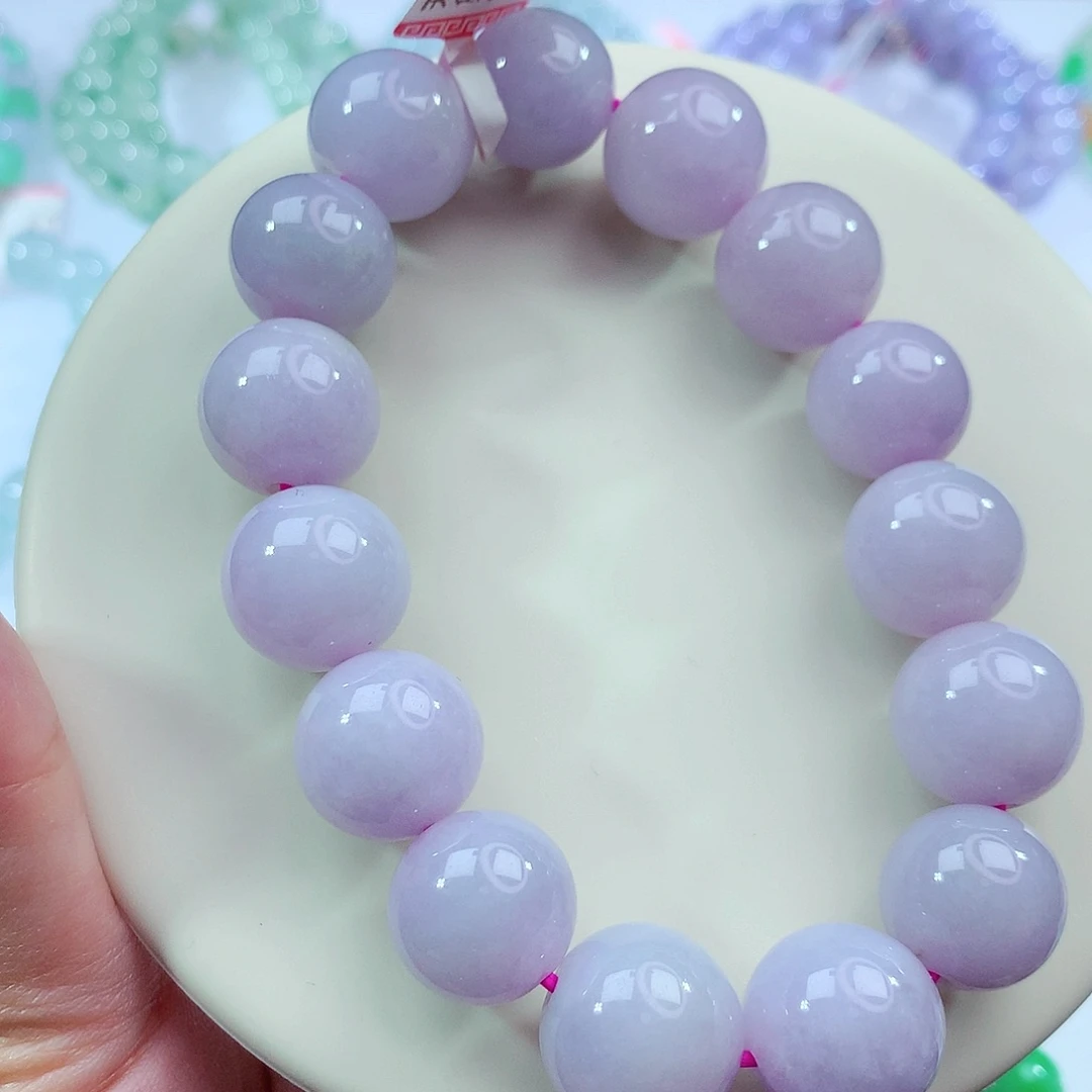 翡翠未镶嵌手链卡15.5