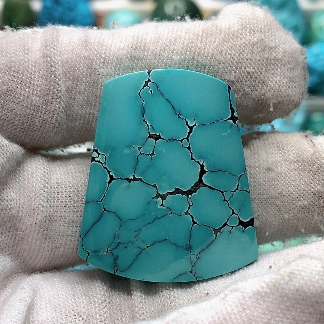 绿松石未镶嵌天然原矿 地大质检