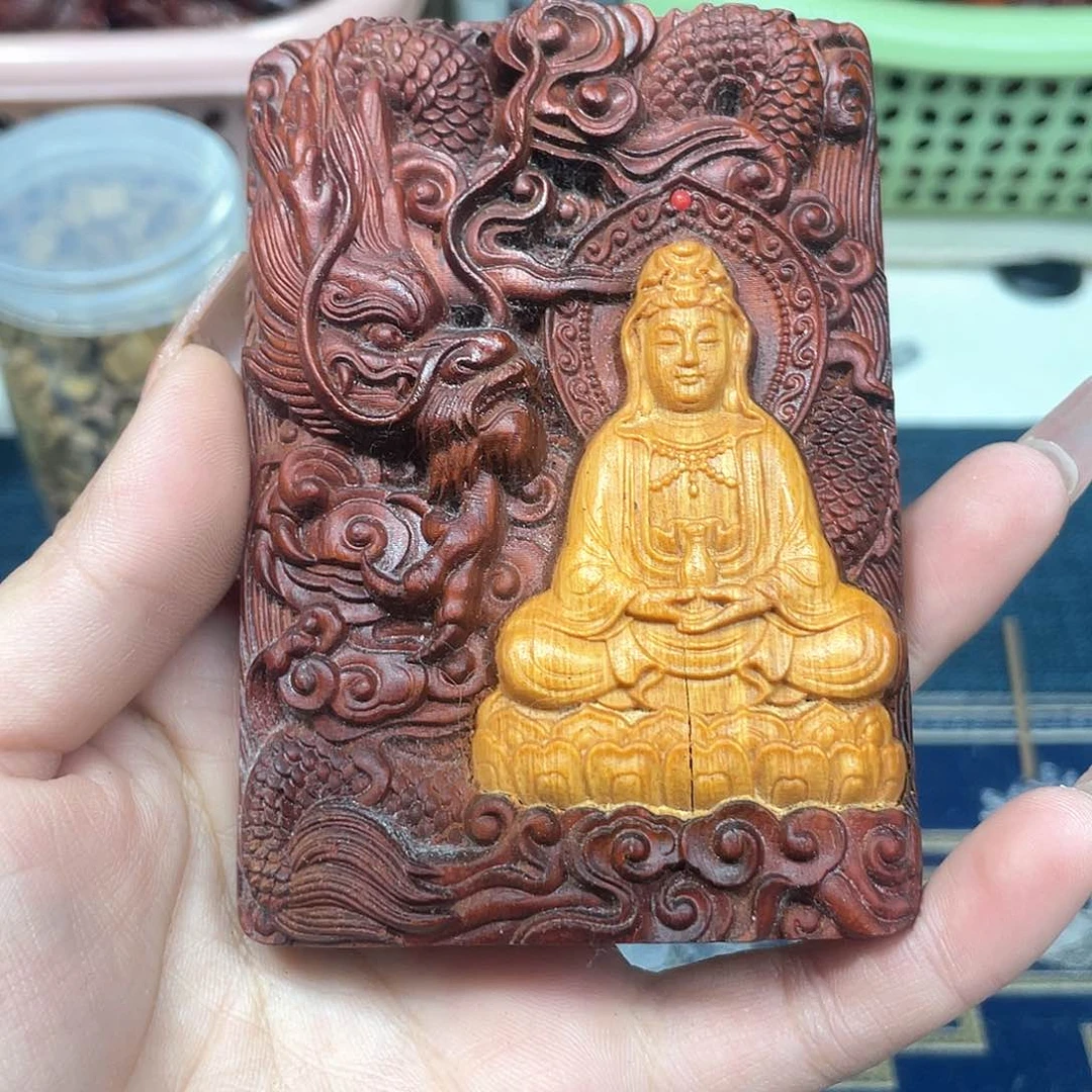 维腊木（绿檀）无事牌