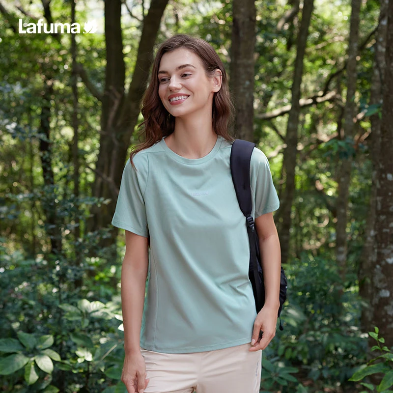 LAFUMA乐飞叶户外25速干短袖T恤女士运动防紫外线UPF50+LFTS5BSX6