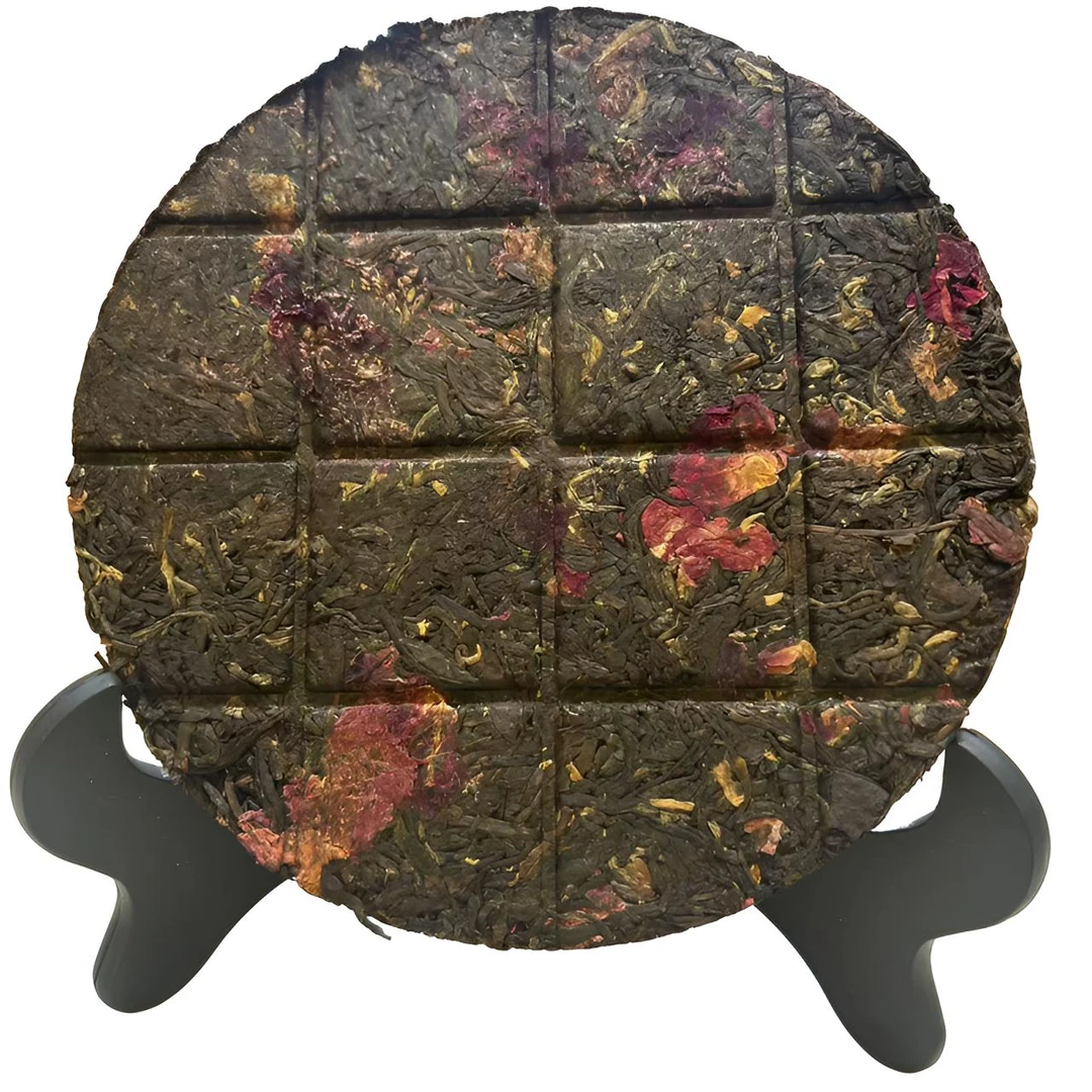 【红茶】【易武蛮枝古树玫瑰红茶】 2023年普洱茶饼茶   100g/饼