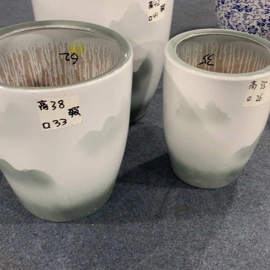 微瑕高温陶瓷大花盆