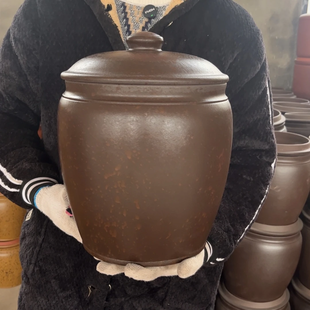 茶叶罐紫砂10 饼茶叶罐