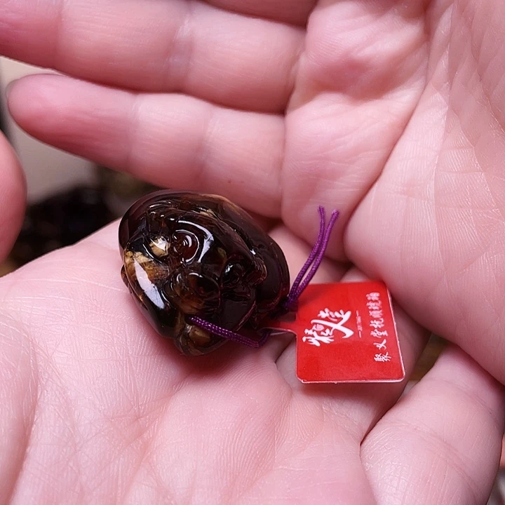 琥珀未镶嵌裸石抚顺琥珀-235