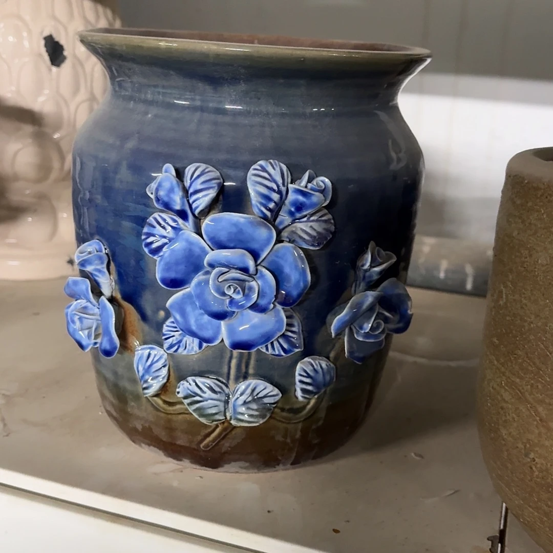 捏花盆口径16高度21㎝