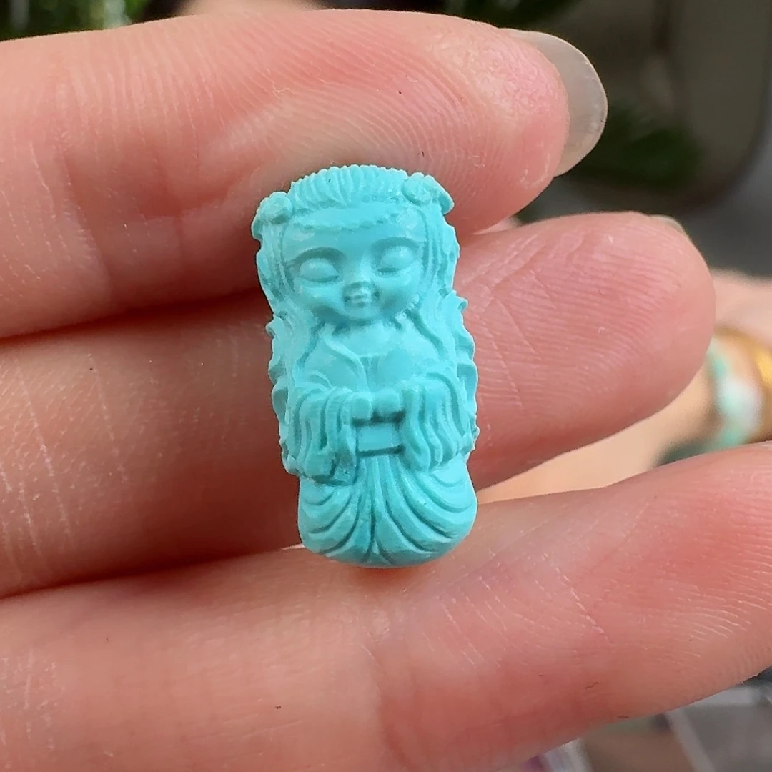绿松石珠宝奇石未镶嵌