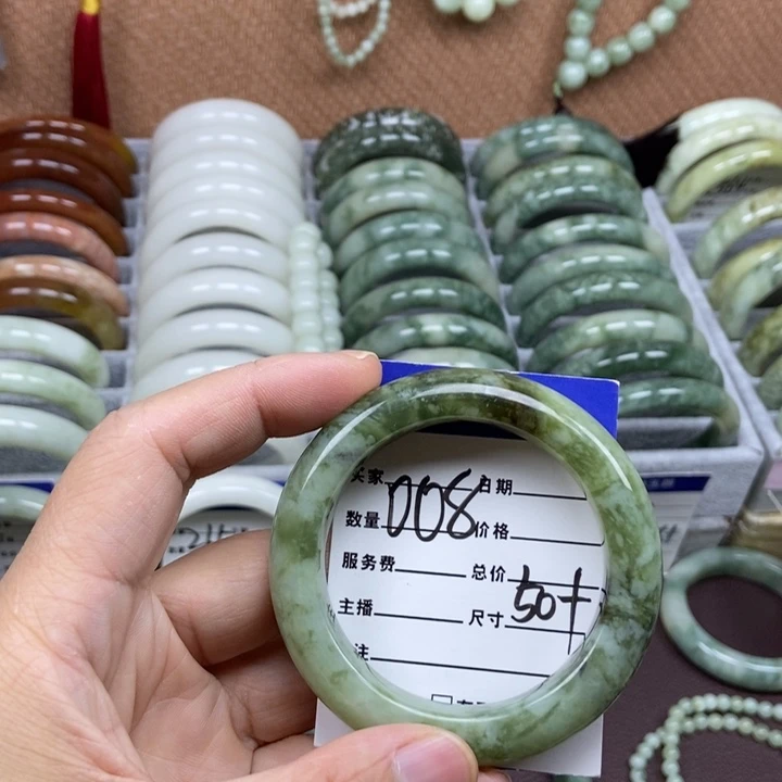 蛇纹石玉未镶嵌手链