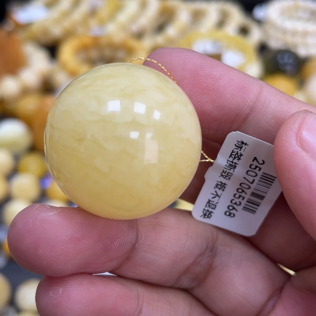 未镶嵌蜜蜡裸石28mm福利款