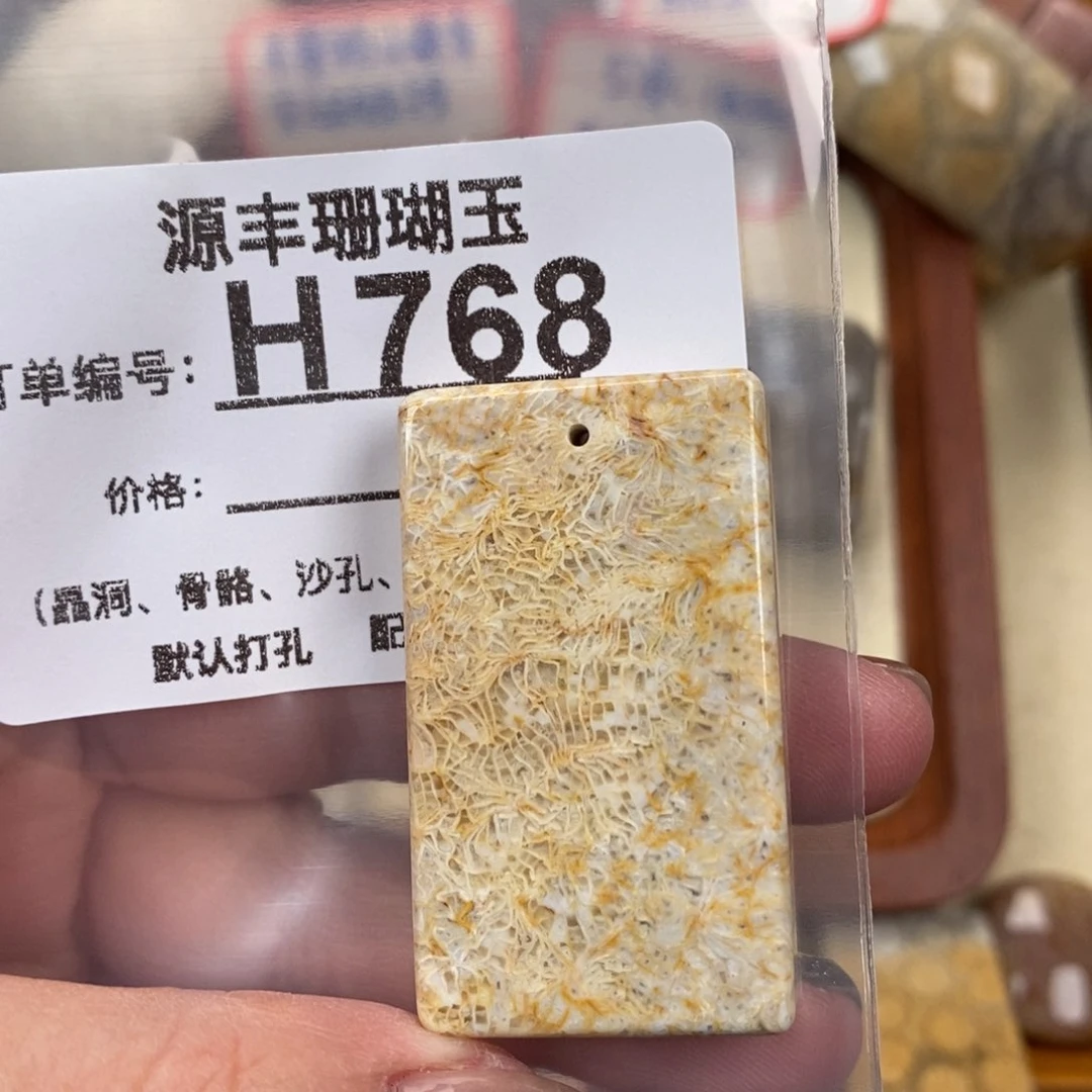 硅化玉颈饰未镶嵌不****e