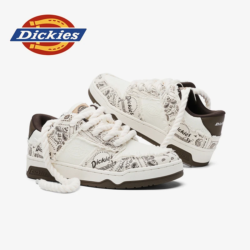 Dickies男鞋腰果花板鞋男款2025新款百面包鞋时尚百搭休闲低帮鞋