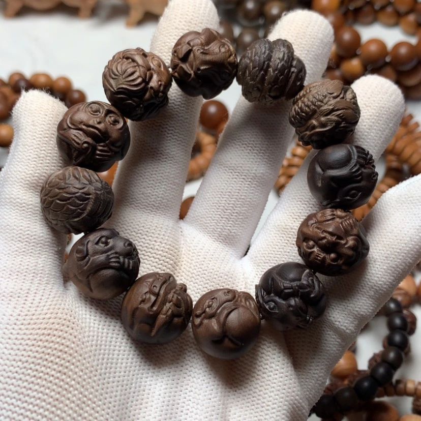 【闪购商品】檀香木手串/手链月**圆檀香手串2.0沉水